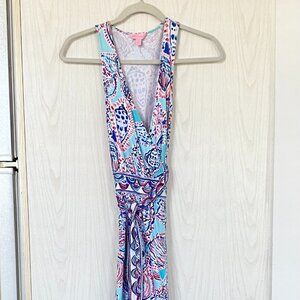 Lilly Pulitzer Bellina Wrap Dress - Shell Me About It Print  - Size XS